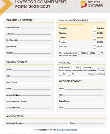Investor Commitment Form