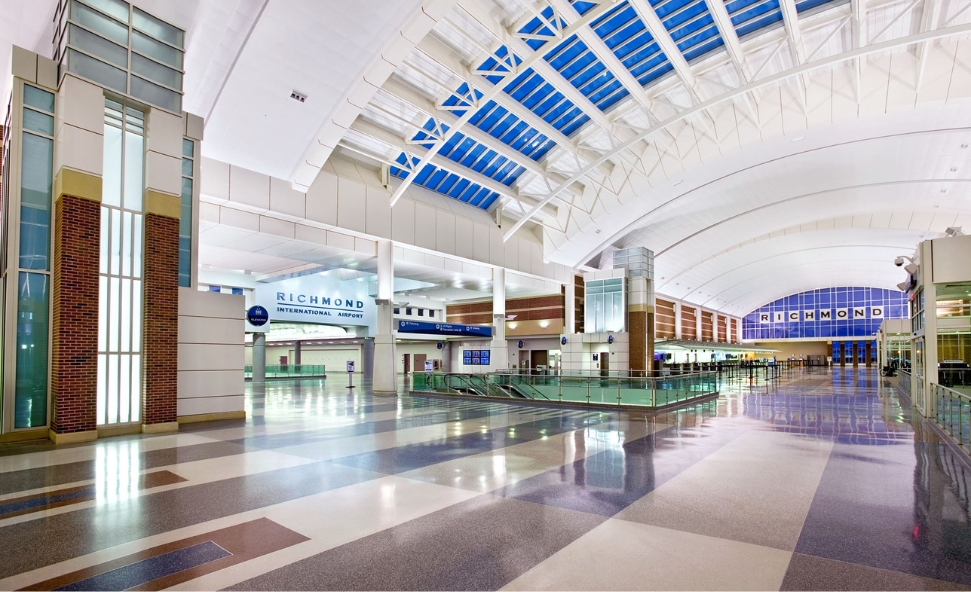 Inside of Richmond International Airport