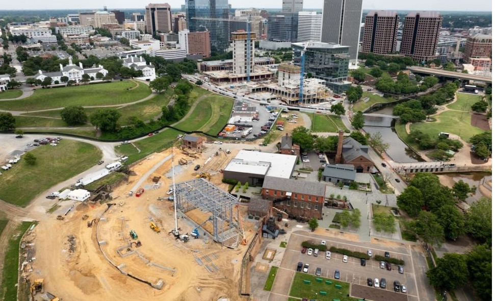 Construction Site of Riverfront Amphitheater